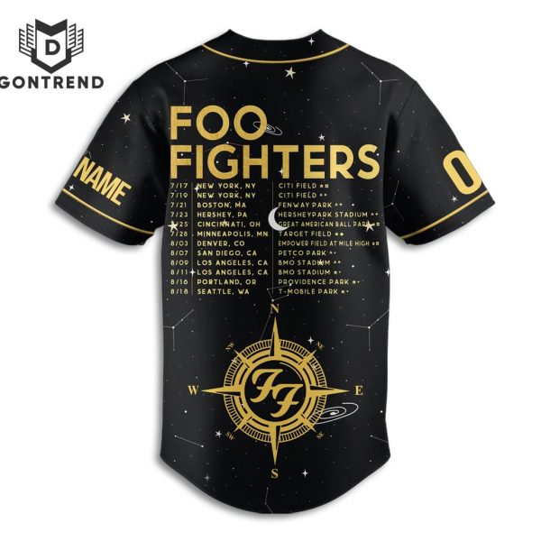 Foo Fighters 2024 US Tour Baseball Jersey