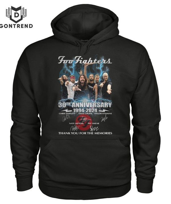 Foo Fighters 30th Anniversary 1994-2024 Signature Thank You For The Memories Unisex T-Shirt