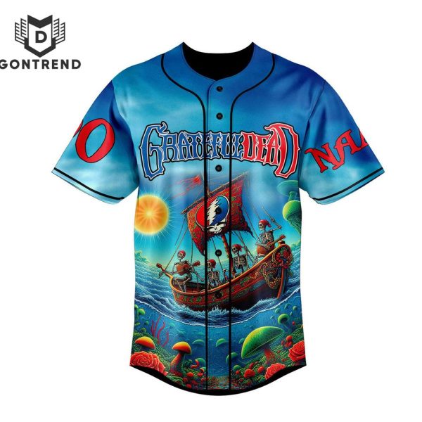 Grateful Dead Ship Of Fools On A Crtuel Sea Baseball Jersey