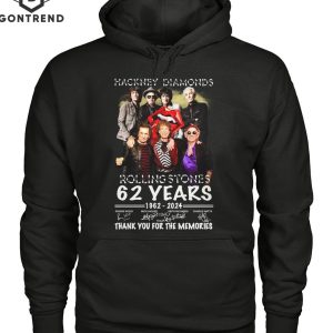 Hackney Diamonds The Rolling Stones 62 Years 1962-2024 Signature Thank You For The Memories Unisex T-Shirt