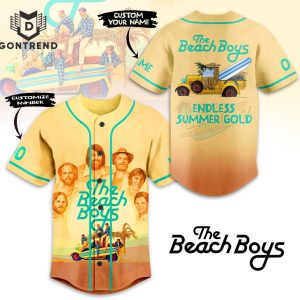 The Beach Boys Endless Summer Gold Baseball Jersey