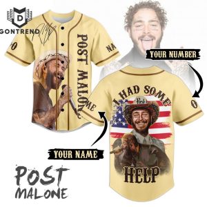 Post Malone I Had Some Help Baseball Jersey