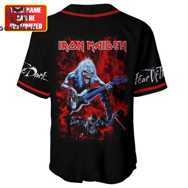 Iron Maiden Fear Of The Dark Baseball Jersey