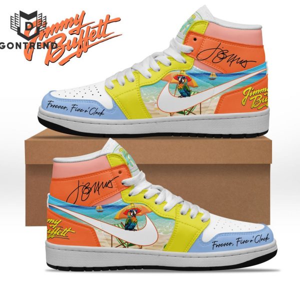 Jimmy Buffett Forever Five O Clock Air Jordan 1 High Top