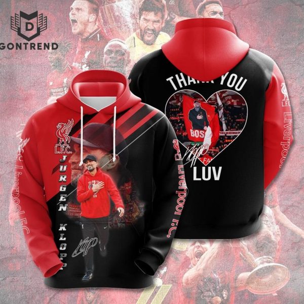 Jurgen Klopp Signature Thank You LUV Hoodie