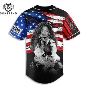 Personalized Janet Jackson Baseball Jersey