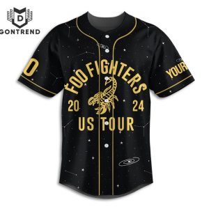 Foo Fighters 2024 US Tour Baseball Jersey