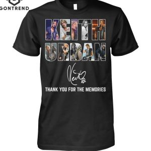 Keith Urban Signature Thank You For The Memories Unisex T-Shirt