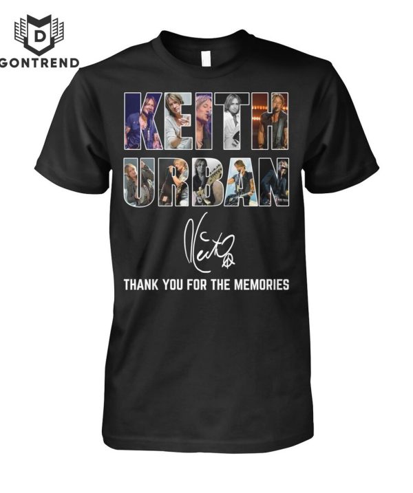 Keith Urban Signature Thank You For The Memories Unisex T-Shirt