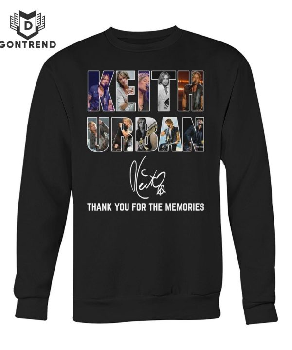 Keith Urban Signature Thank You For The Memories Unisex T-Shirt