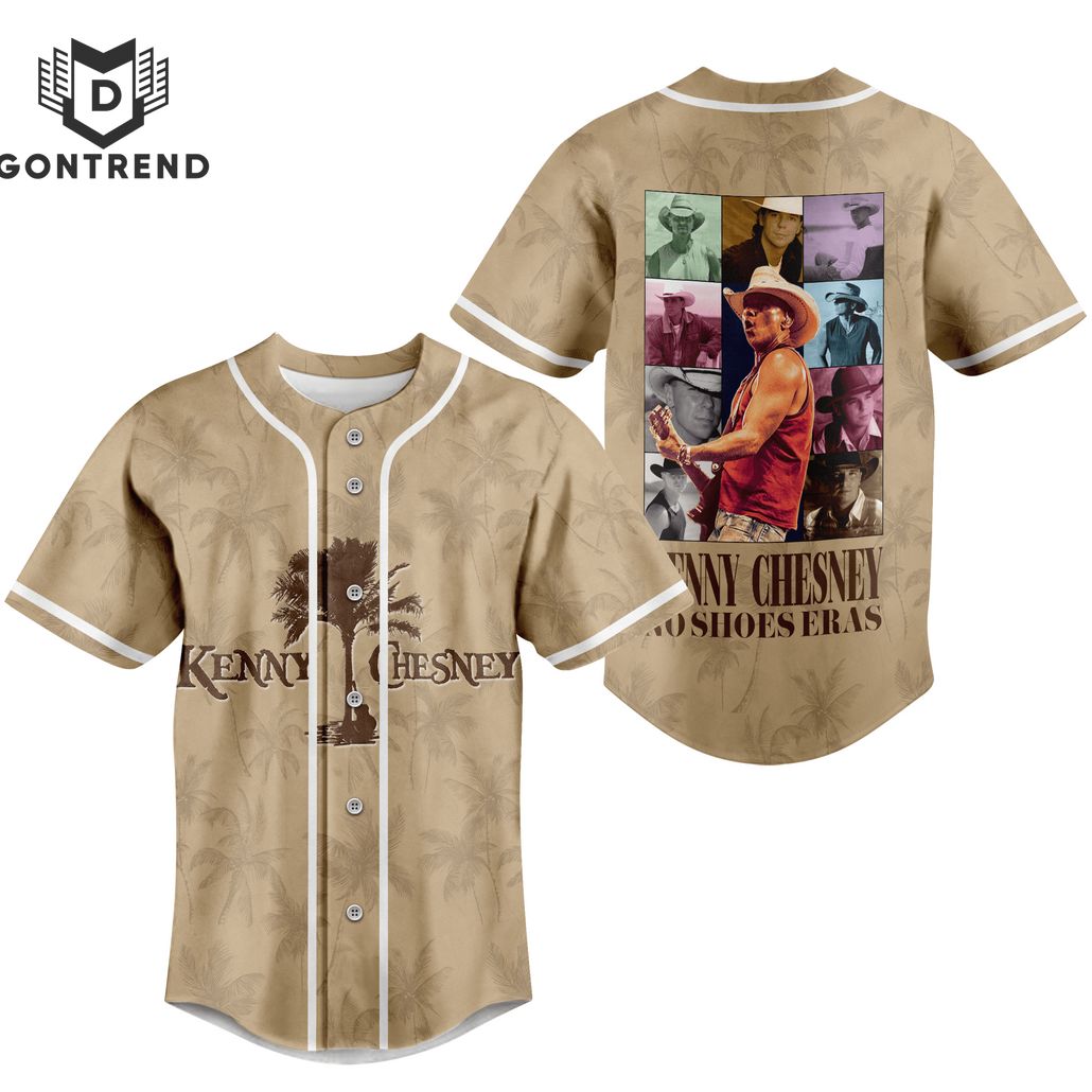 Kenny Chesney No Shoes Eras Baseball Jersey Kenny Chesney No Shoes Eras Baseball Jersey