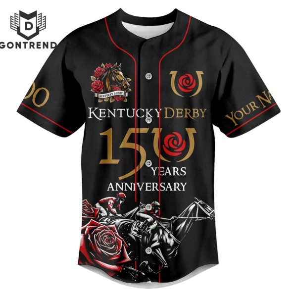 Kentucky Derbt 150 Years Anniversary Baseball Jersey