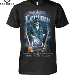 Thank You For Your Music & The Memories 1945-2015 Lemmy Signature Unisex T-Shirt