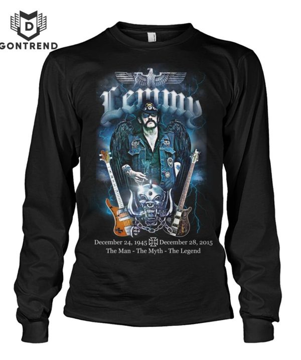 Lemmy December 24 -1945 December 28 -2015 The Man – The Myth – The Legend Unisex T-Shirt