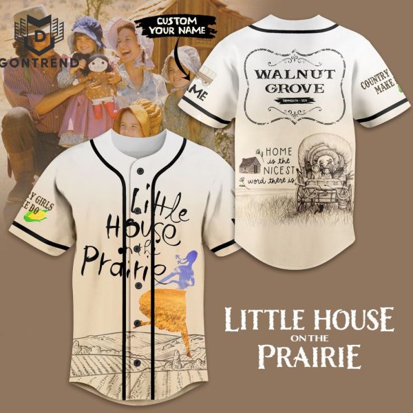 Little House On The Prairie Walnut Grove Baseball Jersey