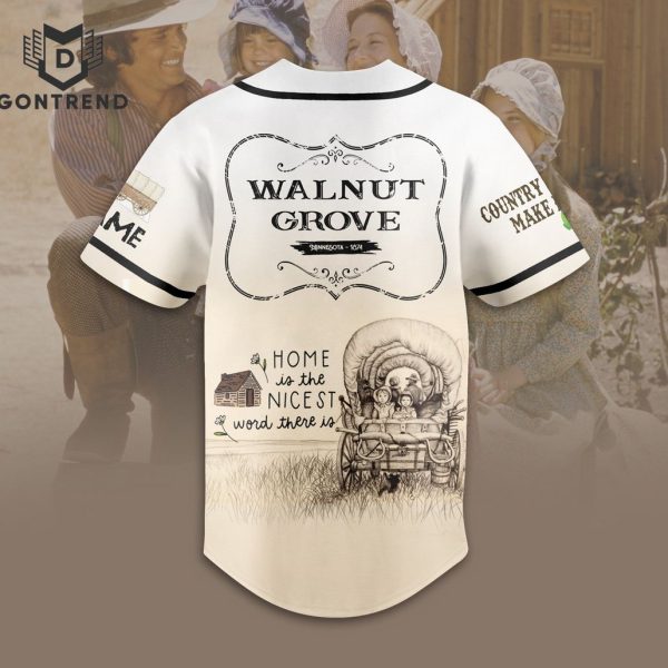 Little House On The Prairie Walnut Grove Baseball Jersey