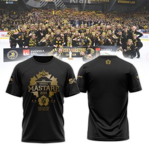 Svenska Mastare Skelleftea Aik Hockey 2024 Design 3D T-Shirt