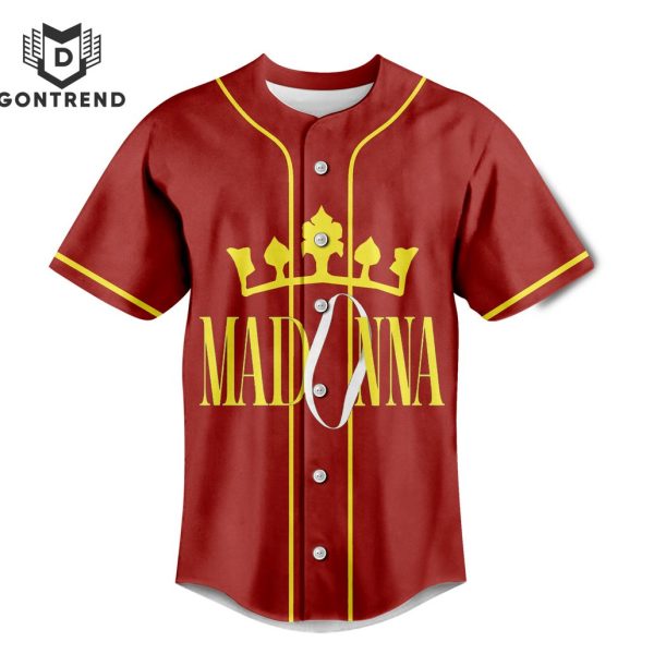 Madonna The Celebration Tour Design Baseball Jersey