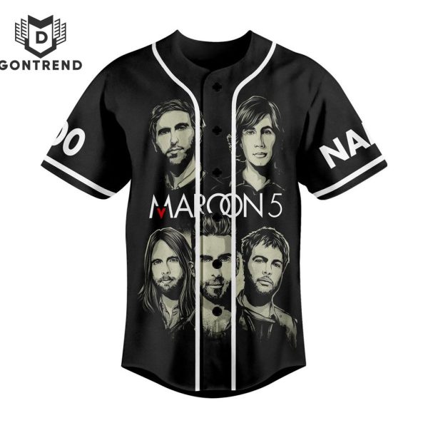 Maroon 5 M5LV The Residency Baseball Jersey