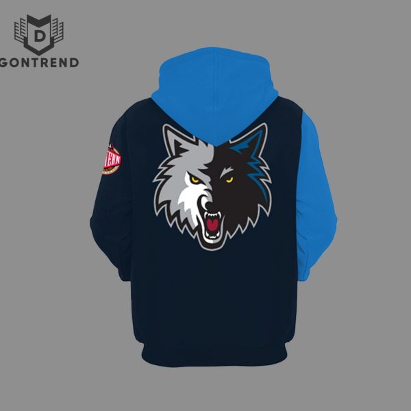 Minnesota Timberwolves Design Zip Hoodie