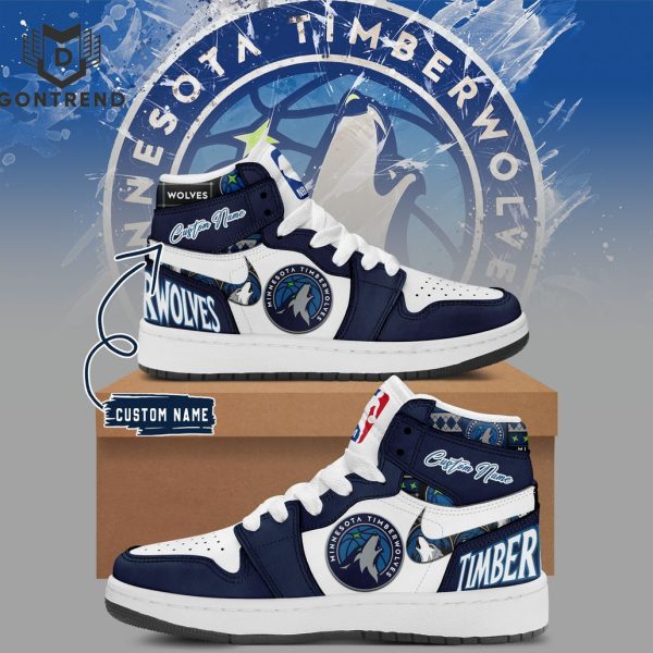 Minnesota Timberwolves Personalized Air Jordan 1 High Top