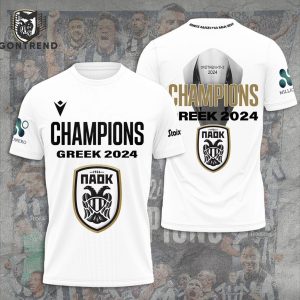 PAOK FC Champions 2024 Bedding Set