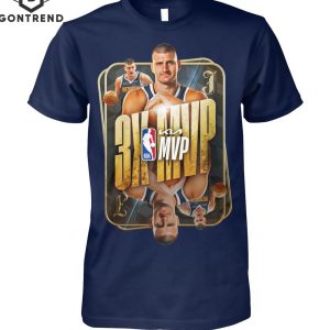 NBA 3X MVP Nikola Jokic Denver Nuggets Unisex T-Shirt