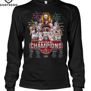 NCAA Natinal Champions Signature South Carolina Gamecocks Unisex T-Shirt