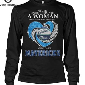 Never Underestimate A Woman Who Understands Basketball And Loves Dallas Mavericks Unisex T-Shirt