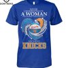 Never Underestimate A Woman Who Understands Hockey And Loves Vancouver Canucks Signature Unisex T-Shirt