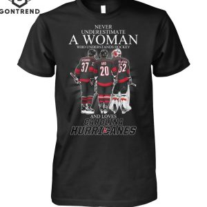 Real Women Love Hockey Smart Women Love The Carolina Hurricanes Unisex T-Shirt