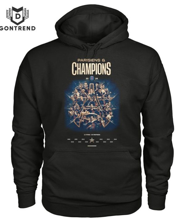 Parisiens Paris Saint-Germain Champions Unisex T-Shirt