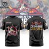 Skelleftea Aik Hockey 2024 Guk Svart Ar Karlek Design 3D T-Shirt