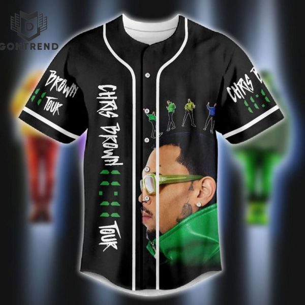 Personalized Chris Brown 11_11 Tour Baseball Jersey