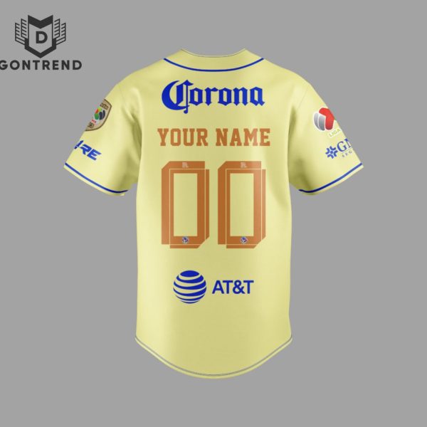 Personalized Club America Baseball Jersey