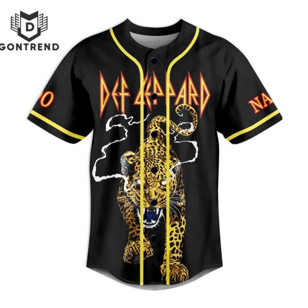 Personalized Def Leppard Pour Some Sugar On Me Baseball Jersey