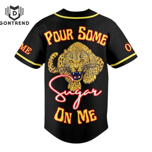 Personalized Def Leppard Pour Some Sugar On Me Baseball Jersey