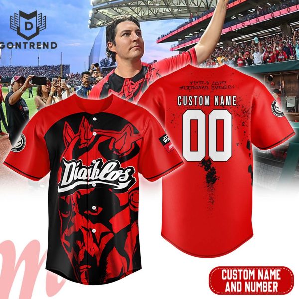 Personalized Diablos Rojos Del Mexico X Star Wars Baseball Jersey