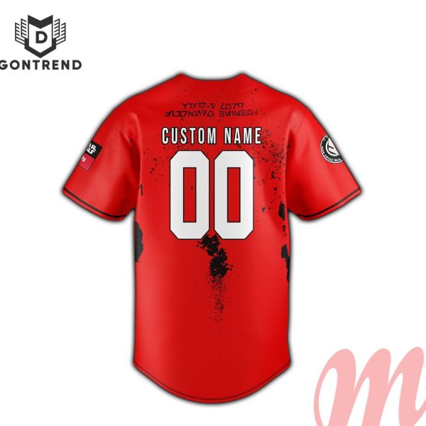 Personalized Diablos Rojos Del Mexico X Star Wars Baseball Jersey