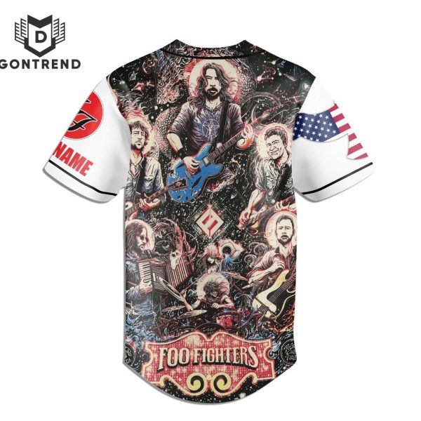 Personalized Foo Fighters Baseball Jersey