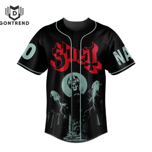 Personalized Ghost Here Right Now Baseball Jersey