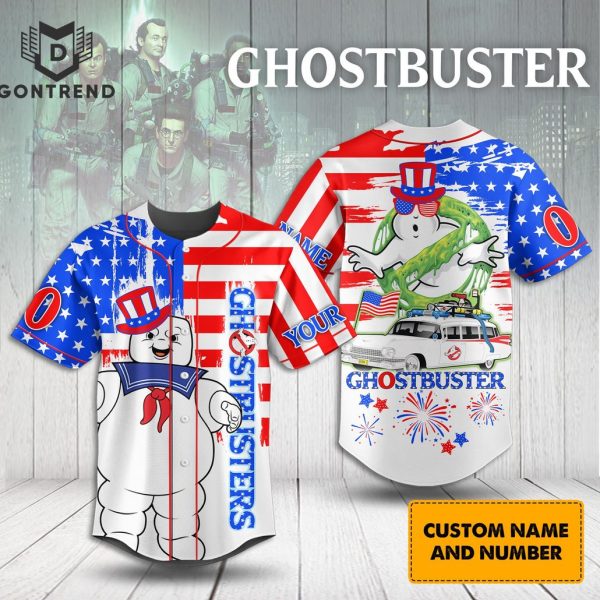 Personalized Ghostbusters Baseball Jersey