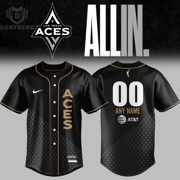 Personalized Las Vegas Aces 2024 Baseball Jersey