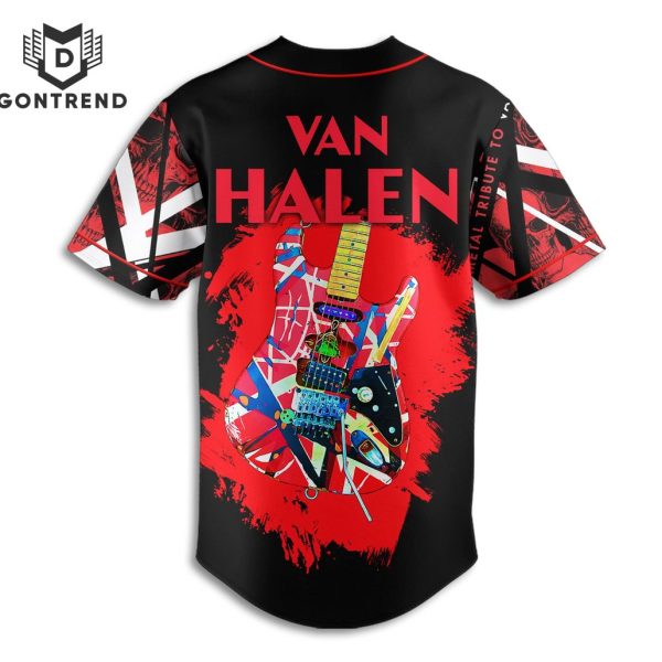 Personalized Van Halen Design Baseball Jersey