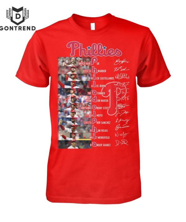 Philadelphia Phillies Siganture Design Unisex T-Shirt