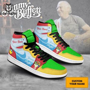 Personalized Jimmy Buffett Air Jordan 1 High Top