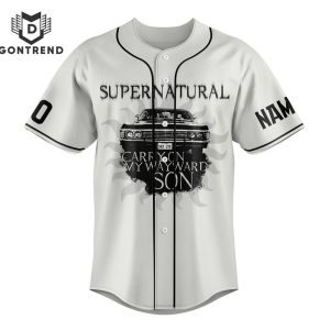 Supernatural  Carry On Wayward Son Join Rhe Hunt Baseball Jersey