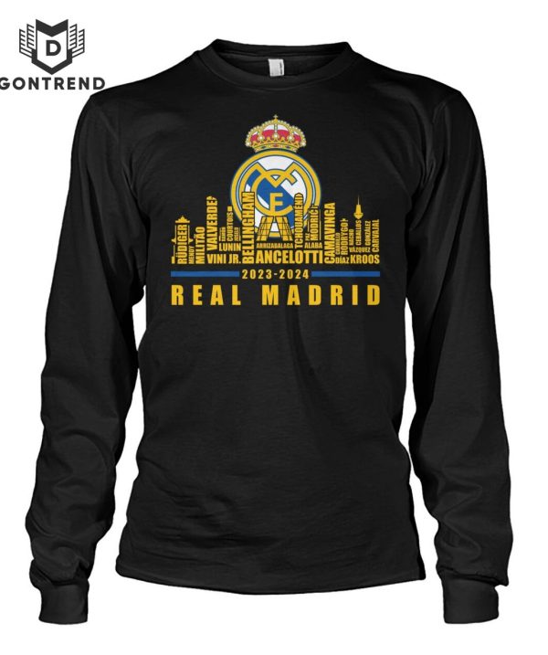 Real Madrid 2023-2024 Champions Unisex T-Shirt