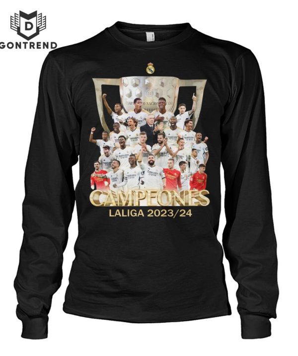 Real Madrid Campeones Laliga 2023 24 Unisex T-Shirt