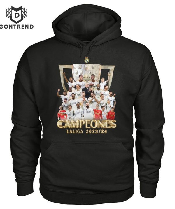 Real Madrid Campeones Laliga 2024 Unisex T-Shirt